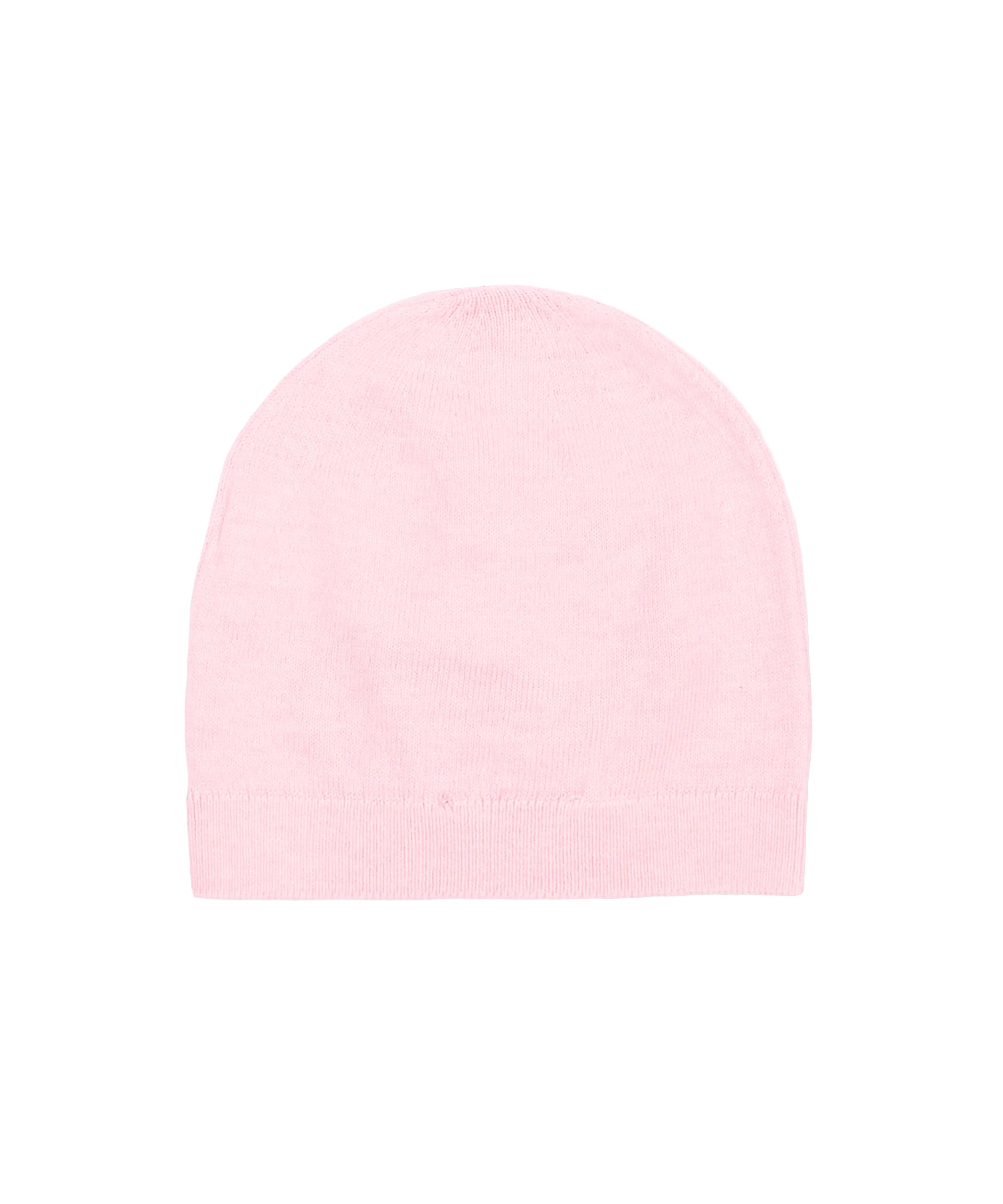 Moschino Kids Cappellino Rosa in Maglia con Teddy Bear e Logo Unisex