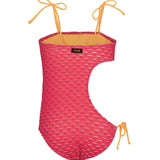 F**K Kids Costume Intero Fantasia Fucsia per Bambine