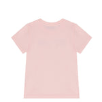 Moschino Kids T-shirt Rosa con Stampa Teddy (retro)