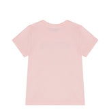 Moschino Kids T-shirt Rosa con Stampa Teddy (retro)