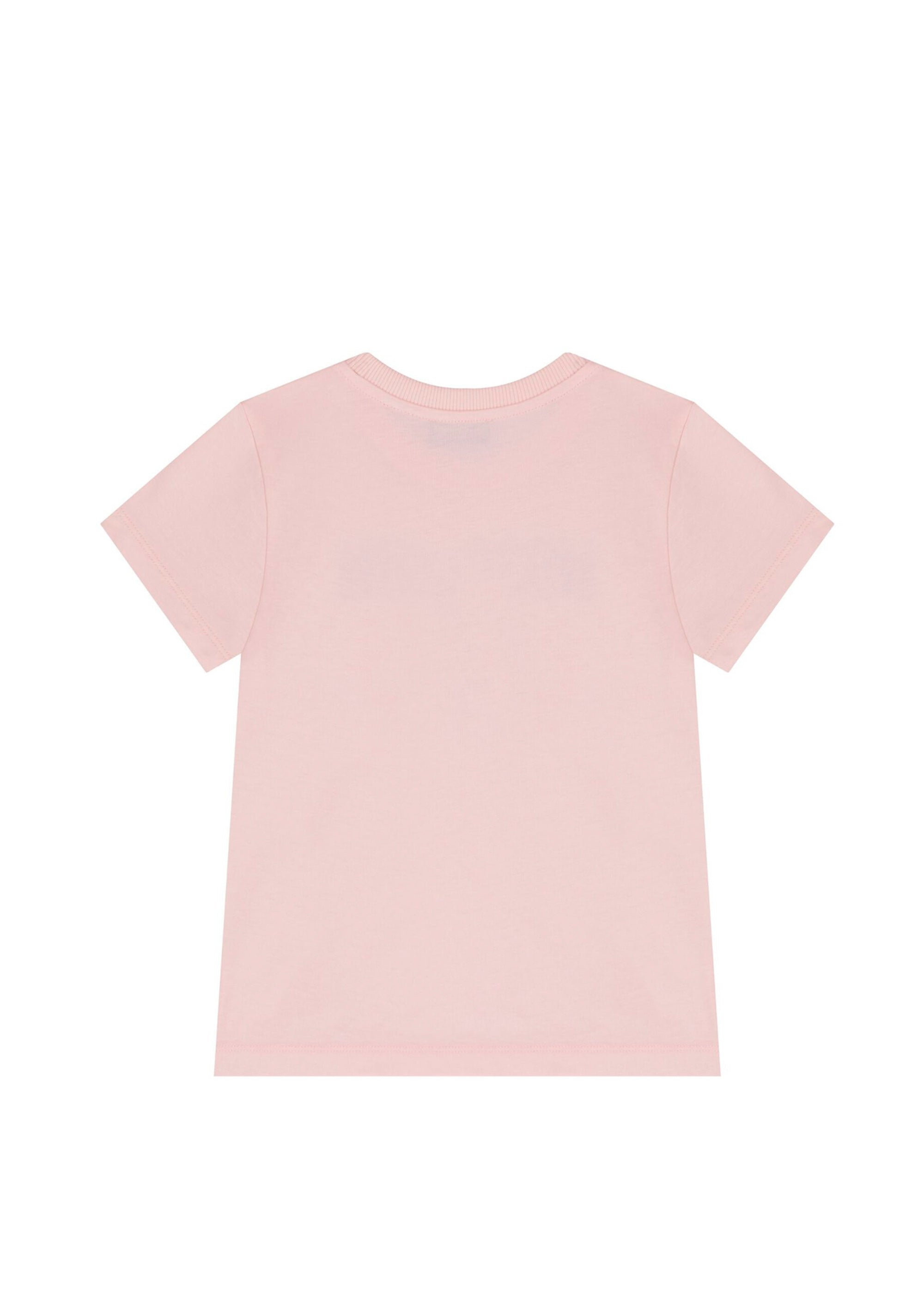 Moschino Kids T-shirt Rosa con Stampa Teddy (retro)