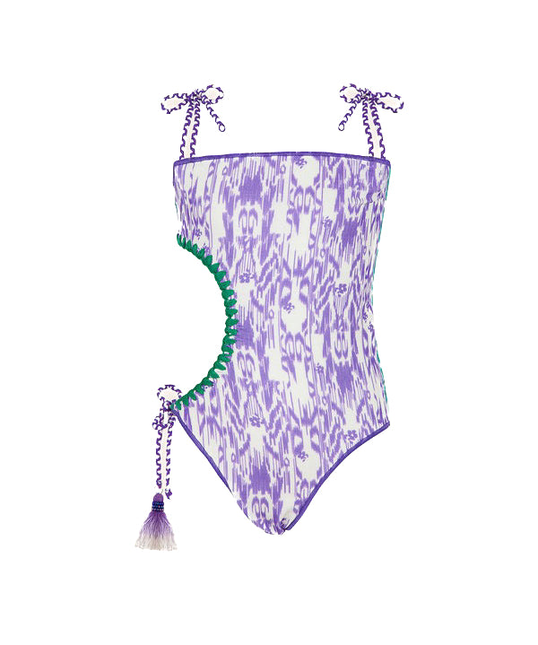Effek Costume Monokini Fantasia Viola/Tiffany per Bambine