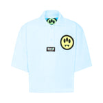 Barrow kids Polo Azzurra con Smile per Bambine