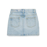 Diesel Kids Denim Skirt with Rhinestone Application for Girls