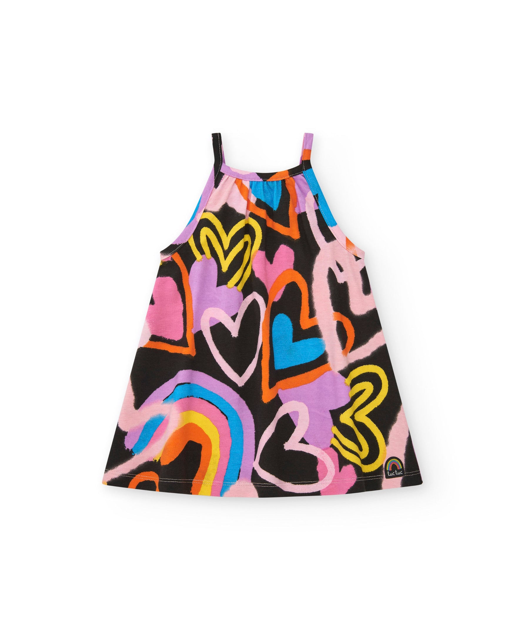 Tuc Tuc Abito Multicolor Cuori per Neonate