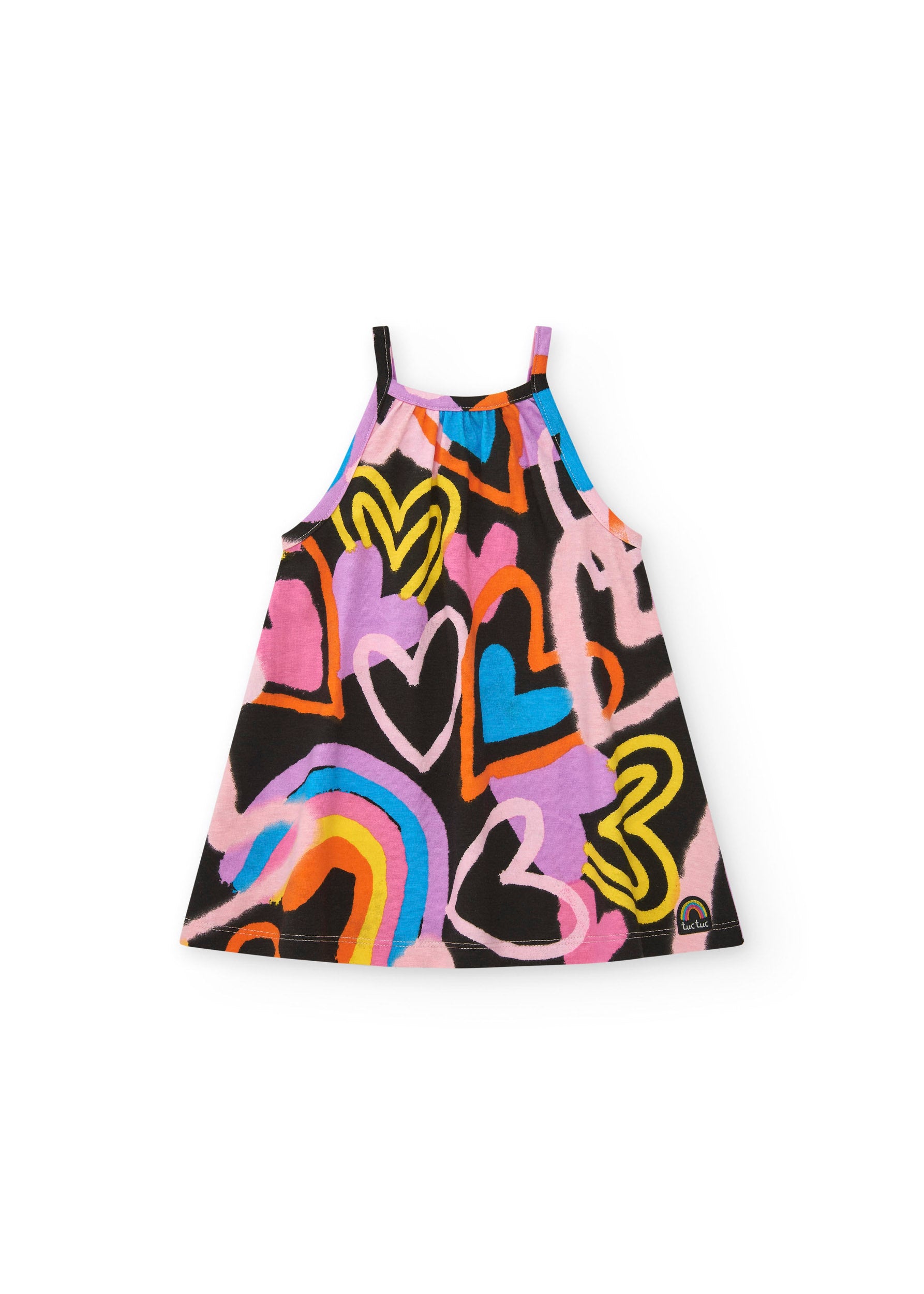 Tuc Tuc Abito Multicolor Cuori per Neonate