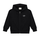 Iceberg Kids Felpa con Cappuccio e Zip Nera per Bambini