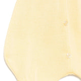 Elisabetta Franchi My Little Girl Romper Lemon Pointelle for Newborns