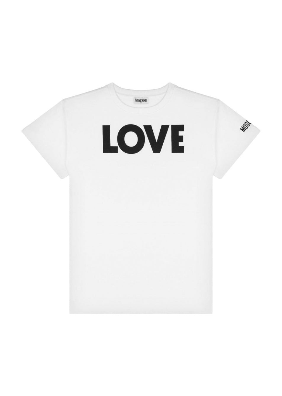 Moschino Kids T-shirt Bianca con Stampa per Bambini