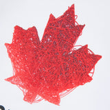 Dsquared2 Kids Felpa Girocollo Bianca con Stampa Logo Foglia D'acero con Bottoni Apertura Spalla per Neonati