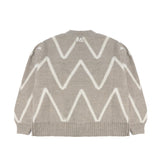 I'm Brian Kids Cardigan con Motivo Zig Zag per Bambini