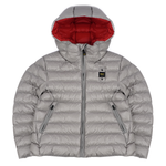 Blauer Kids Giubbino Grigio con Cappuccio ADAMS JUNIOR per Bambini