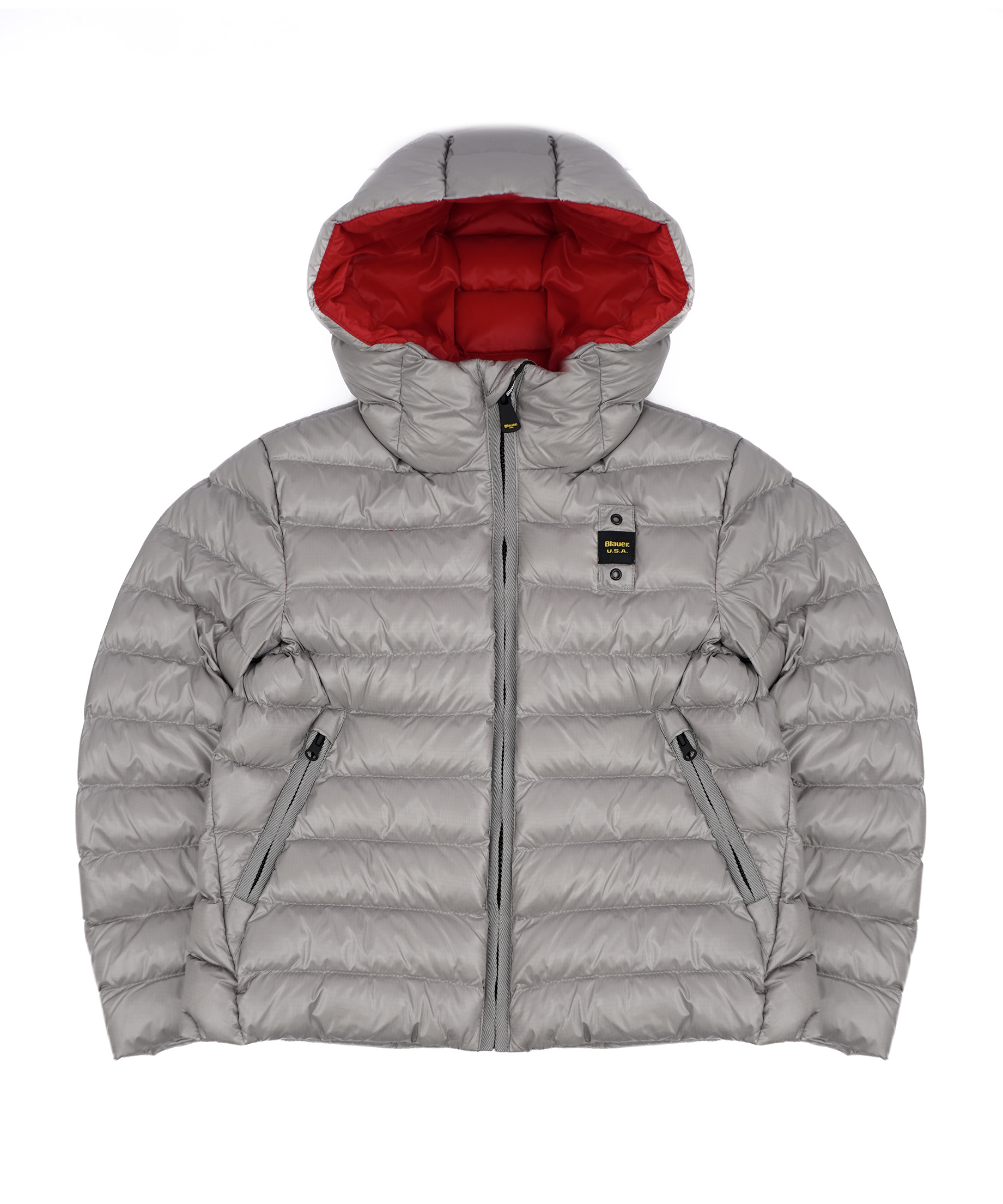 Blauer Kids Giubbino Grigio con Cappuccio ADAMS JUNIOR per Bambini