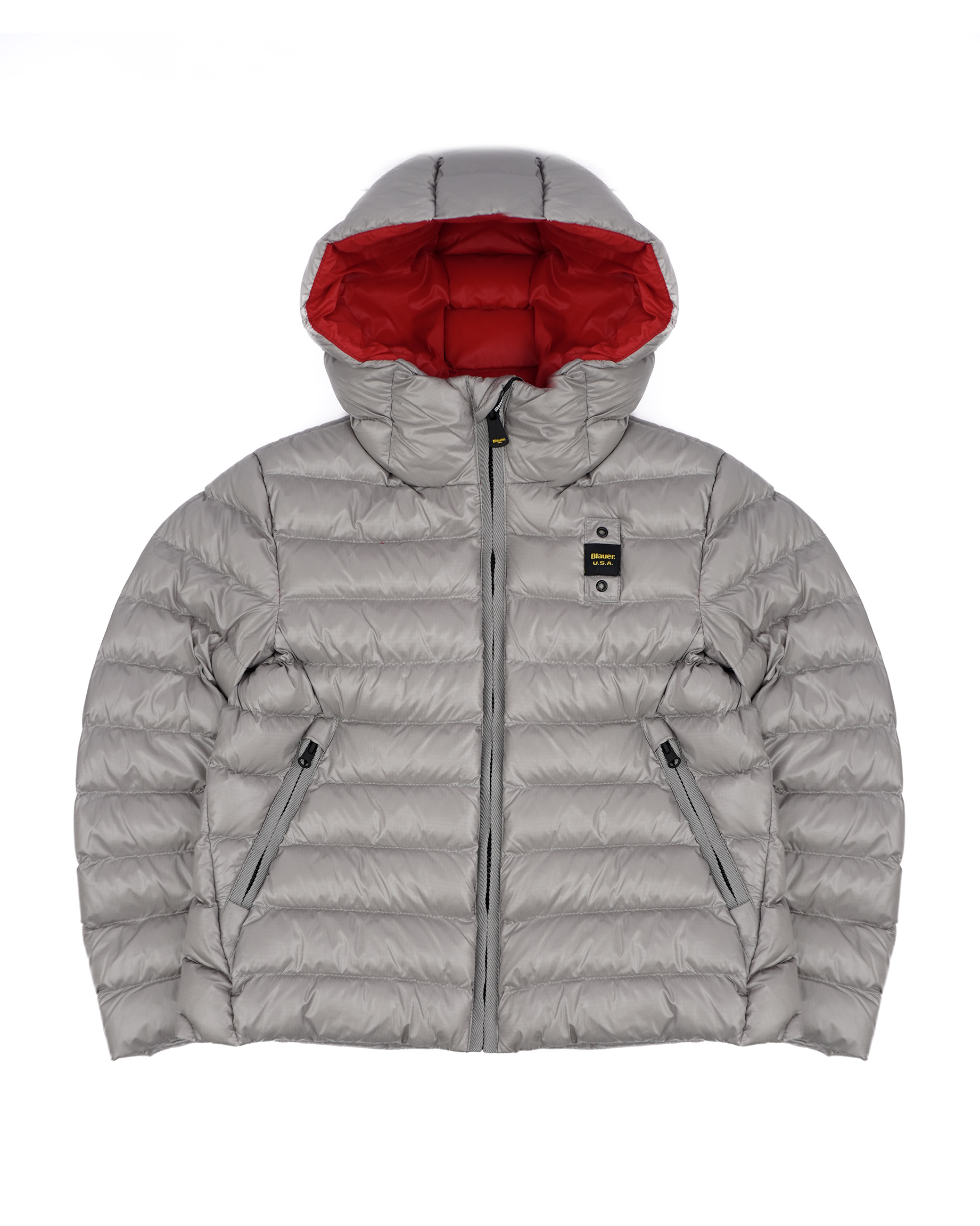 Blauer Kids Giubbino Grigio con Cappuccio ADAMS JUNIOR per Bambini