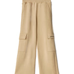 Hinnominate Kids Pantaloni Cargo Nocciola con Logo