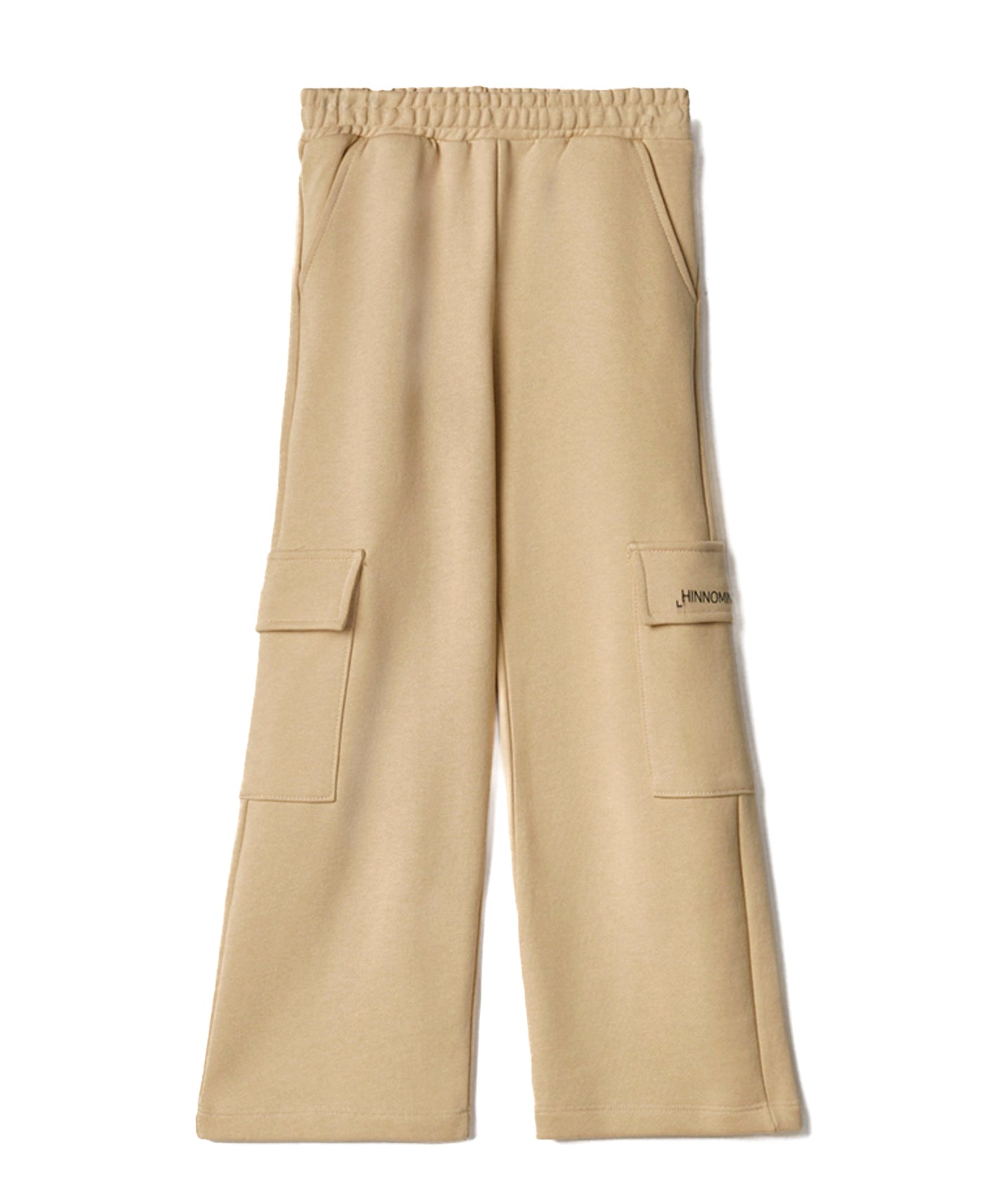 Hinnominate Kids Pantaloni Cargo Nocciola con Logo