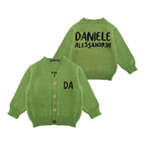Daniele Alessandrini Cardigan Verde per Neonati