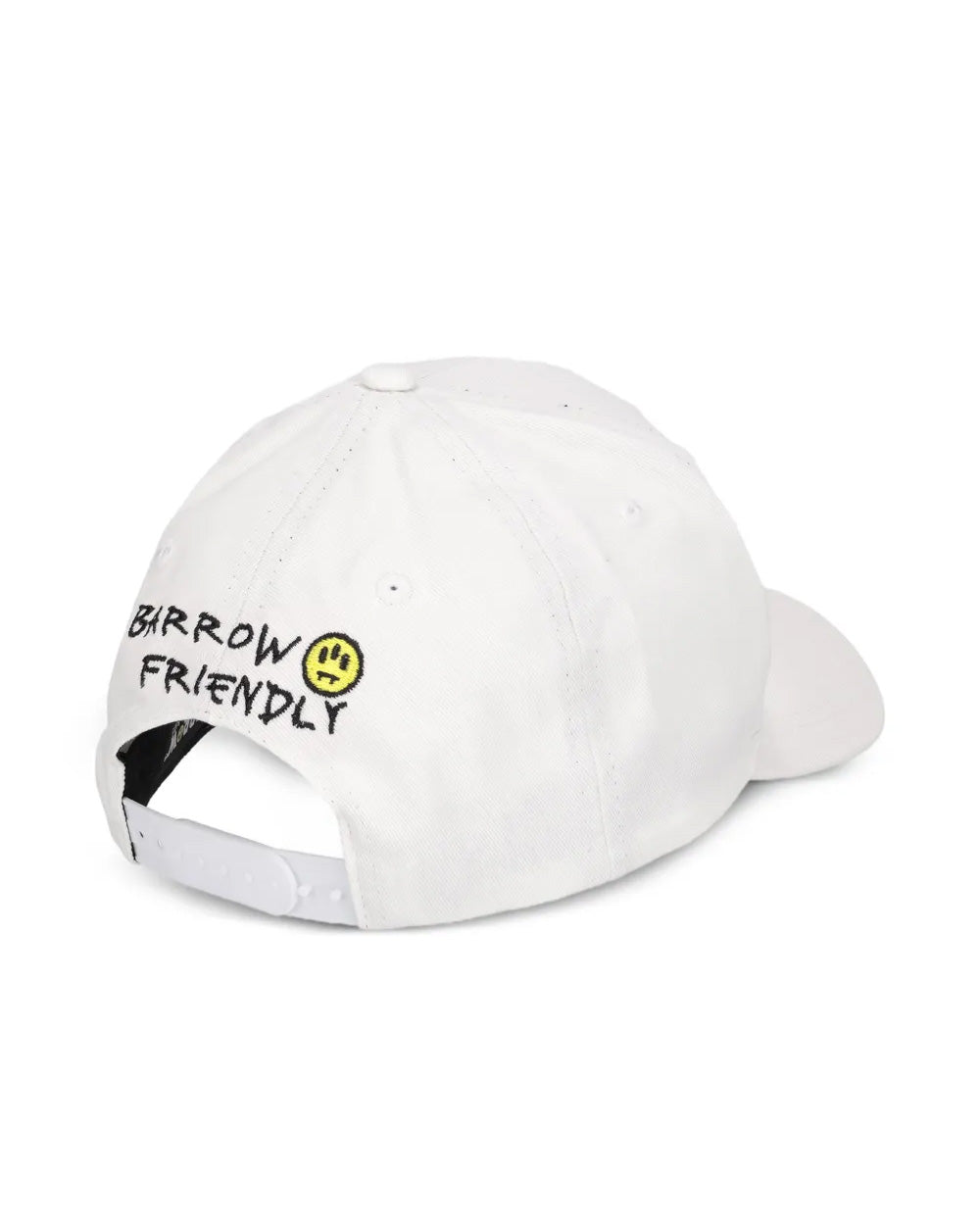 Barrow Kids Cappello Bianco con Ricamo Teddy Unisex