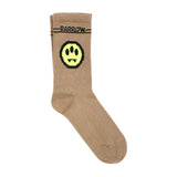 Barrow Kids Brown Smile Print Socks