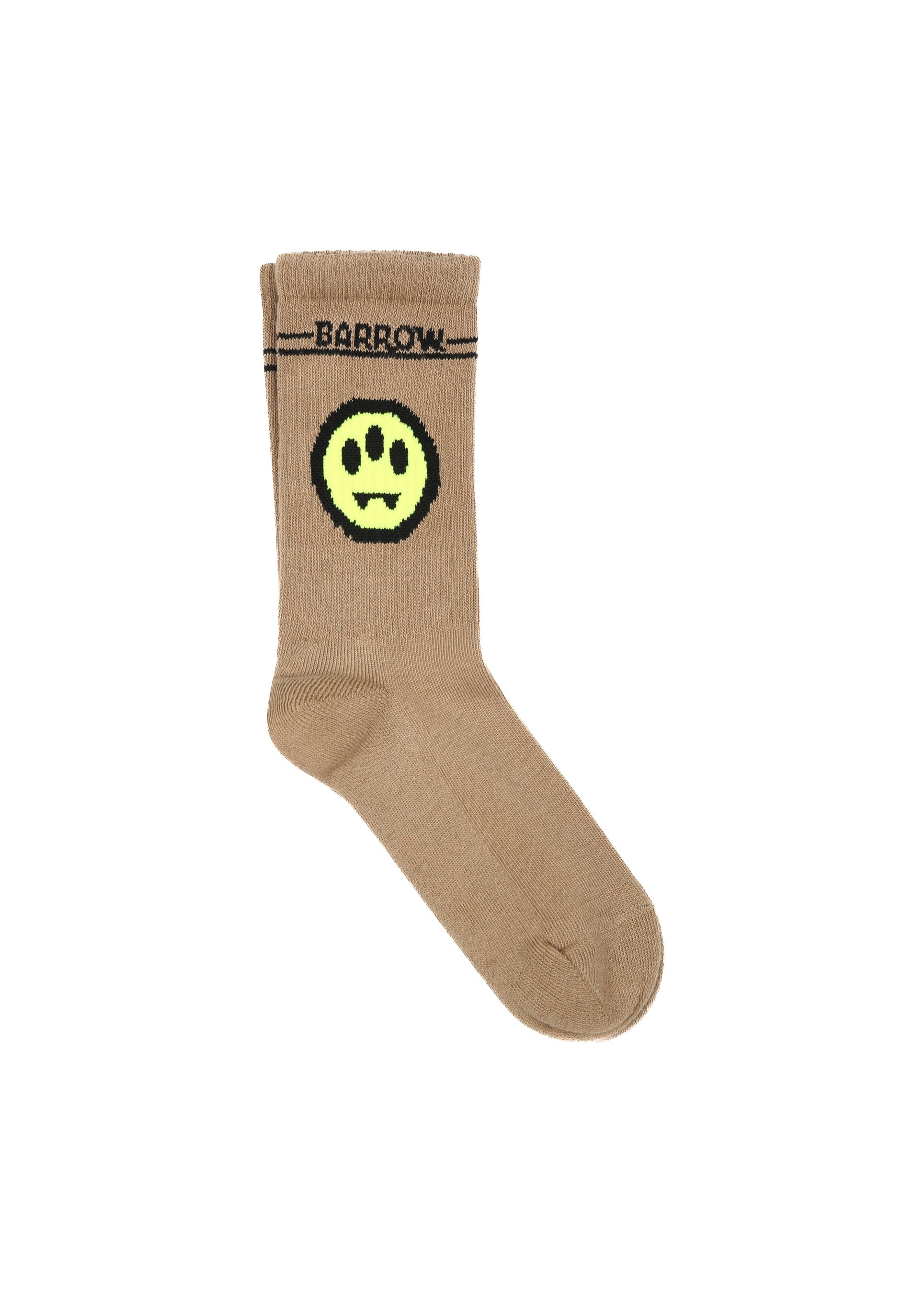 Barrow Kids Brown Smile Print Socks