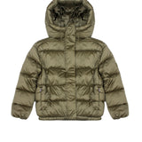 Save the Duck Piumino Verde per Bambine