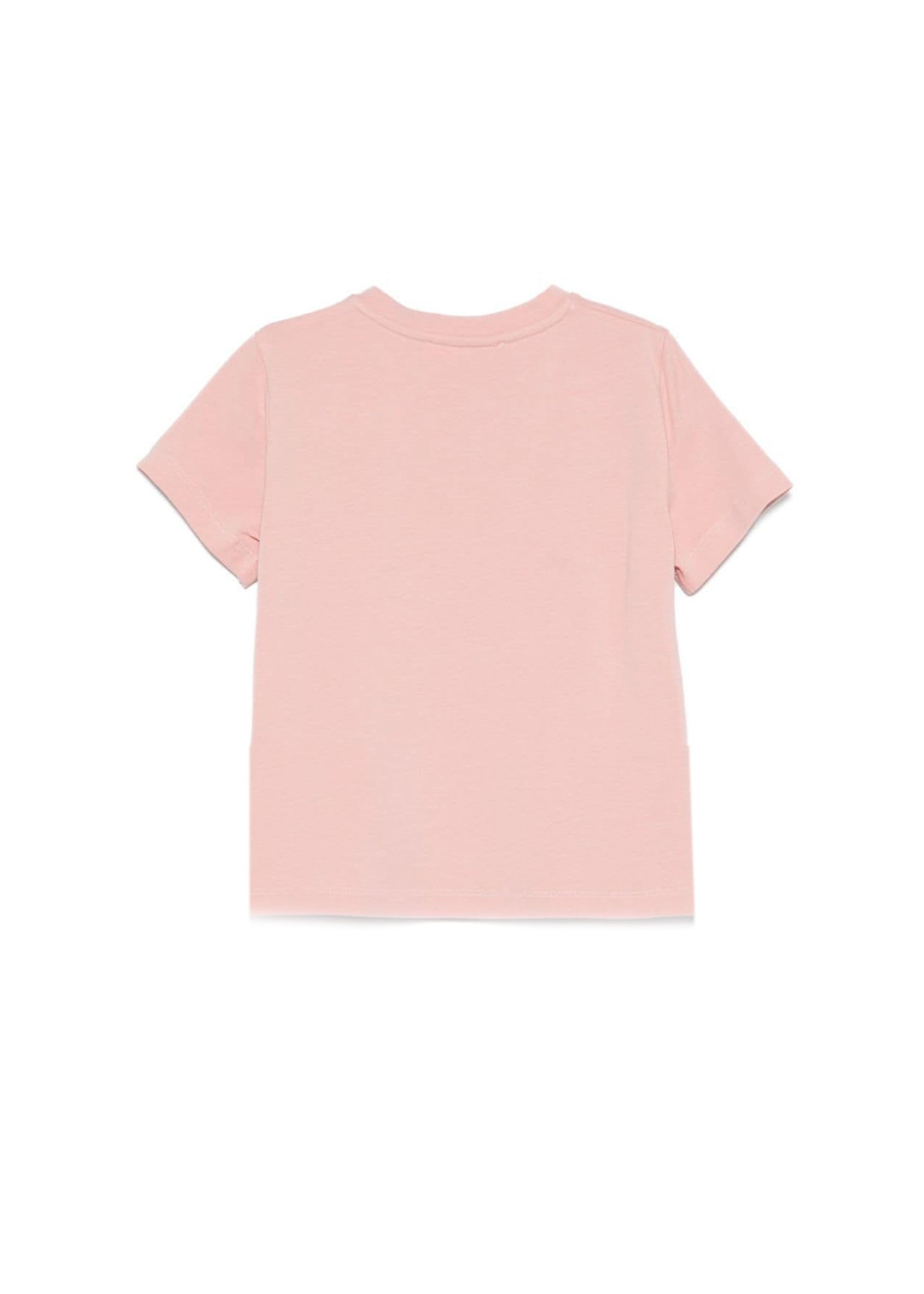 Elisabetta Franchi La Mia Bambina T-Shirt Desert Rose con Logo (retro)