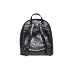 John Richmond Kids Zaino Nero in Pelle con Applicazioni per Bambine