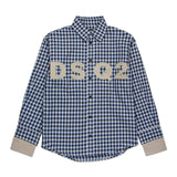 Dsquared2 Kids Camicia a Quadri con Logo (fronte)