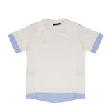 I'M Brian Kids T-Shirt Bianco con Inserto Camicia per Bambini