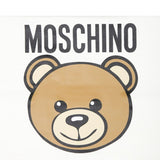 Moschino Kids Coperta Panna con Teddy Bear per Neonati