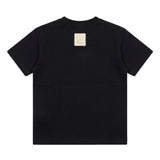 Yes London Kids T-Shirt Nero con Patch sul Retro per Bambini