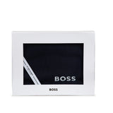 Boss Kids Coperta Blu con Intarso Logo per Neonati