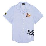 Barrow Kids Camicia a Righe con Stampe per Bambini