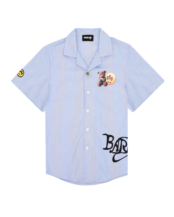 Barrow Kids Camicia a Righe con Stampe per Bambini