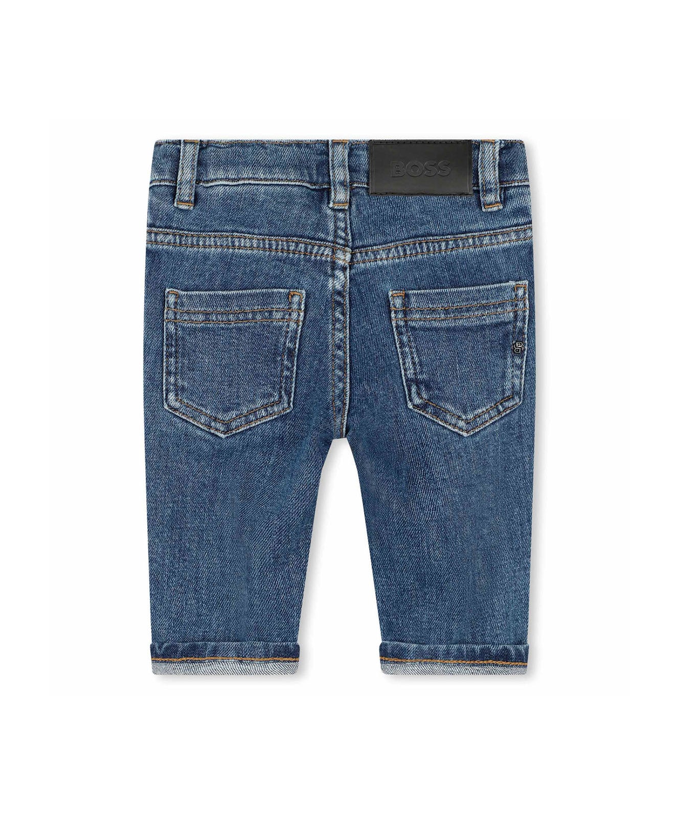 Boss Kids Jeans in Denim Straight Fit per Neonati (retro)