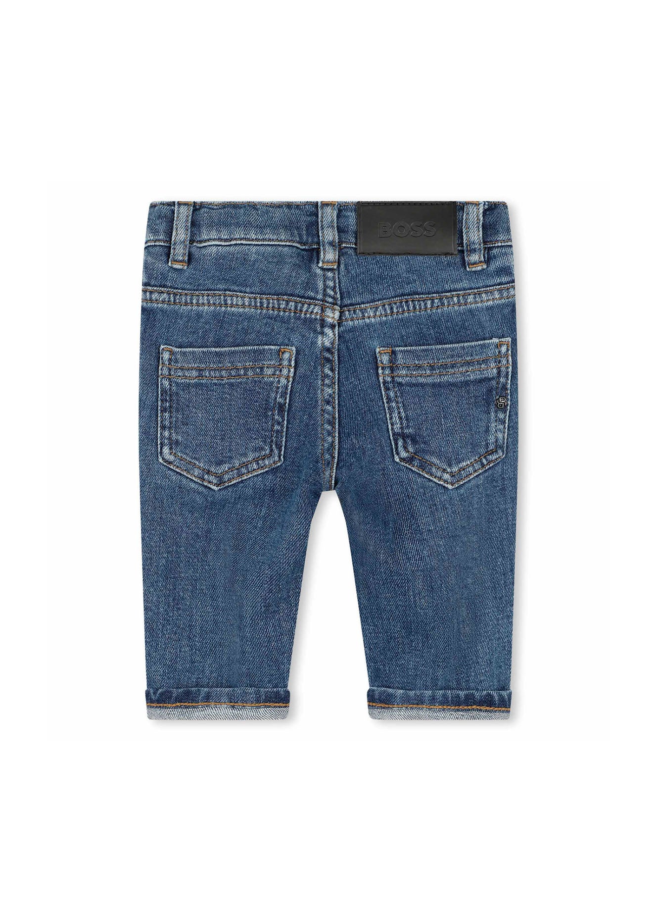 Boss Kids Jeans in Denim Straight Fit per Neonati (retro)