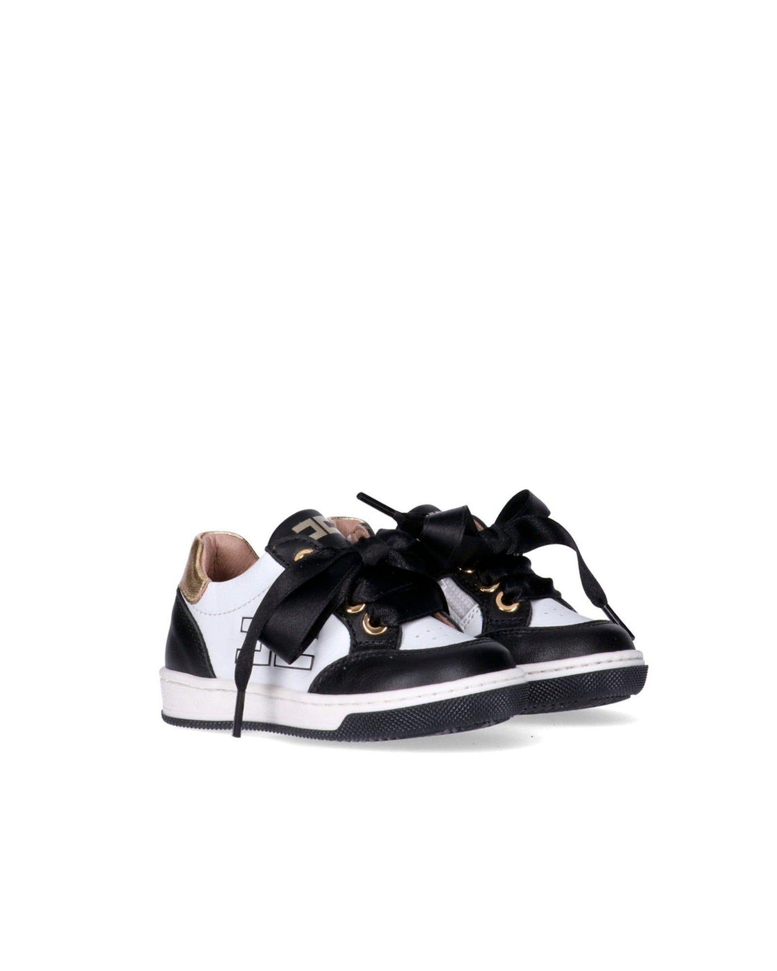 Elisabetta Franchi La Mia Bambina Sneakers Nere/Avorio per Bambine