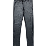 Diesel Kids Leggings in Pelle Neri per Bambine (retro)