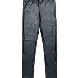 Diesel Kids Leggings in Pelle Neri per Bambine (retro)