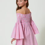 Twinset Kids Abito Corto a Righe 