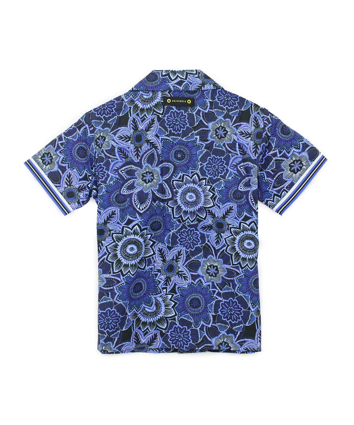 4GIVENESS Camicia Fantasia Floreale Blu per Bambini
