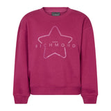 John Richmond Kids Tuta Sangria con Stampa Logo Stella per Bambine