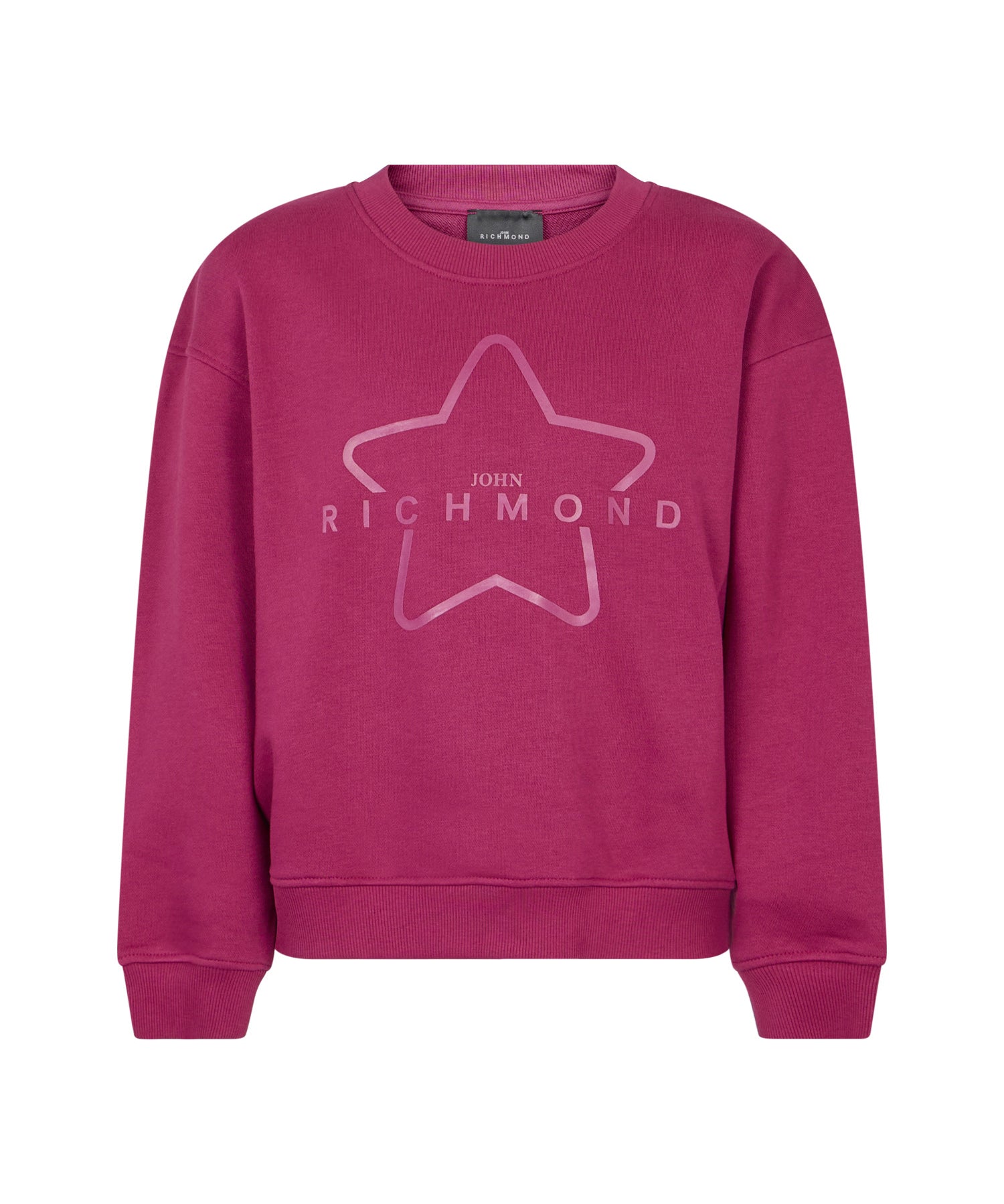 John Richmond Kids Tuta Sangria con Stampa Logo Stella per Bambine