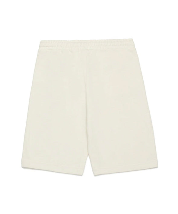 Diesel Kids Bermuda Panna con Logo Puffy Print per Bambine