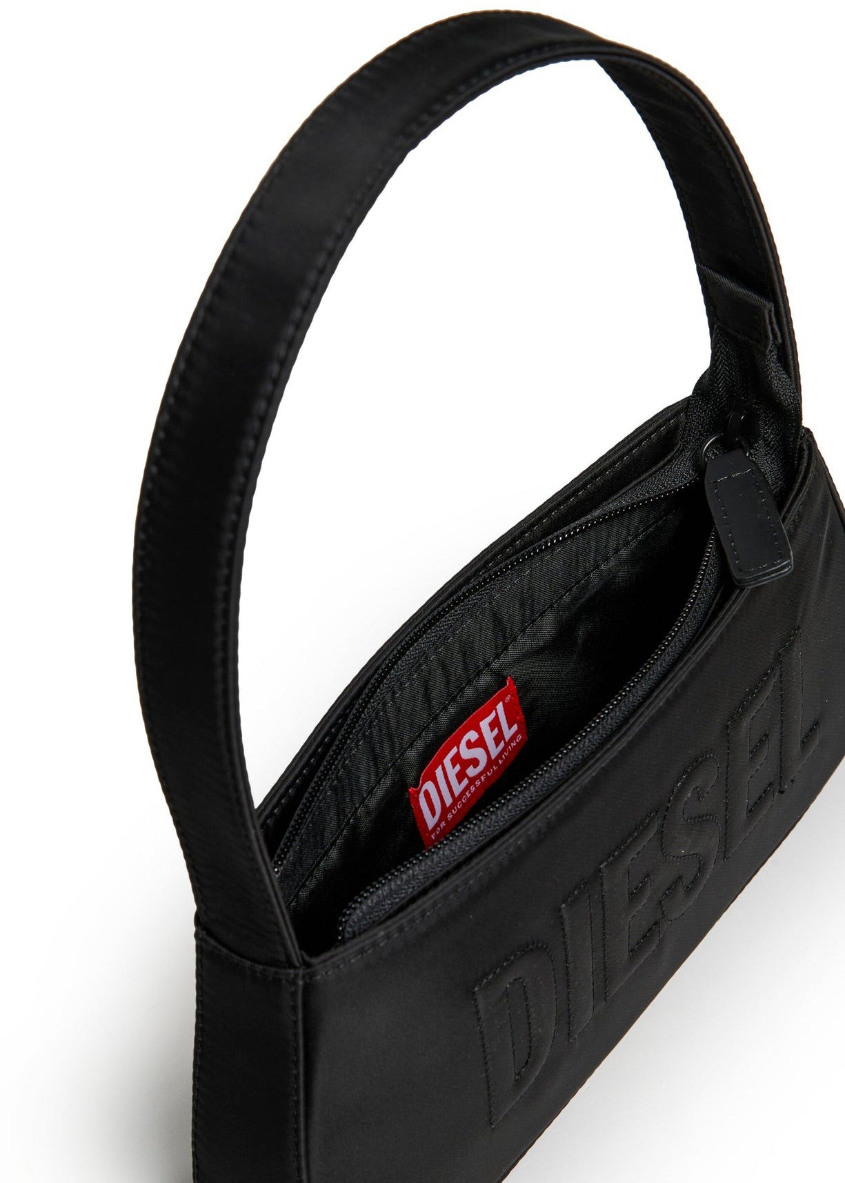 Diesel Kids Borsa Nera WDELIA con Logo per Bambine