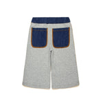 Diesel Kids Pantaloni Wide Leg in Tuta Grigi per Neonate (retro)