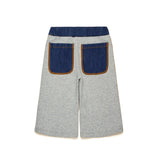 Diesel Kids Pantaloni Wide Leg in Tuta Grigi per Neonate (retro)