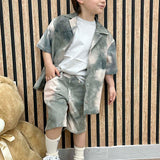 I'm Brian Bermuda Jeans Maltito Verde per Bambini