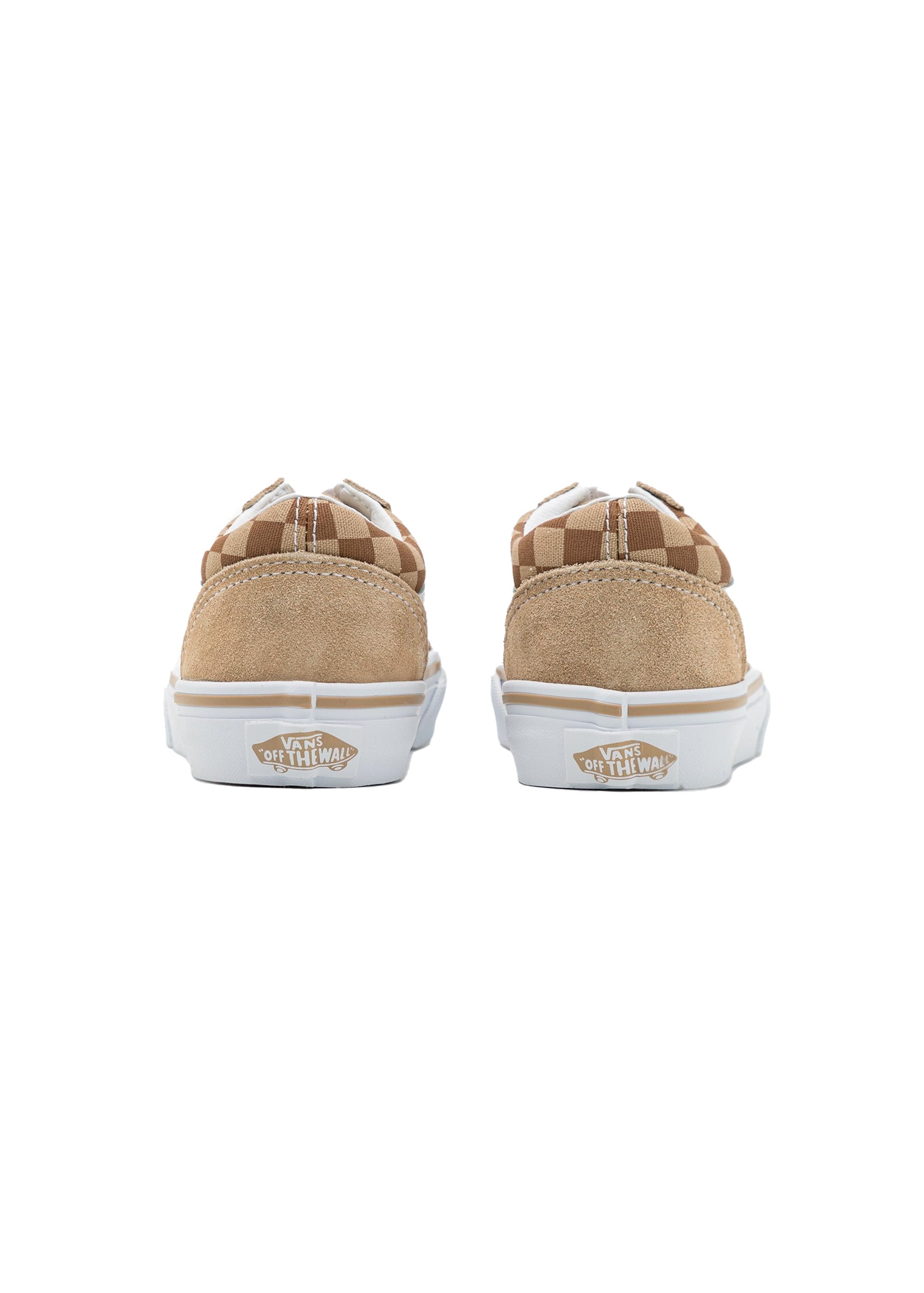 Vans Kids Old Skool Low Marroni per Bambini (dettaglio)