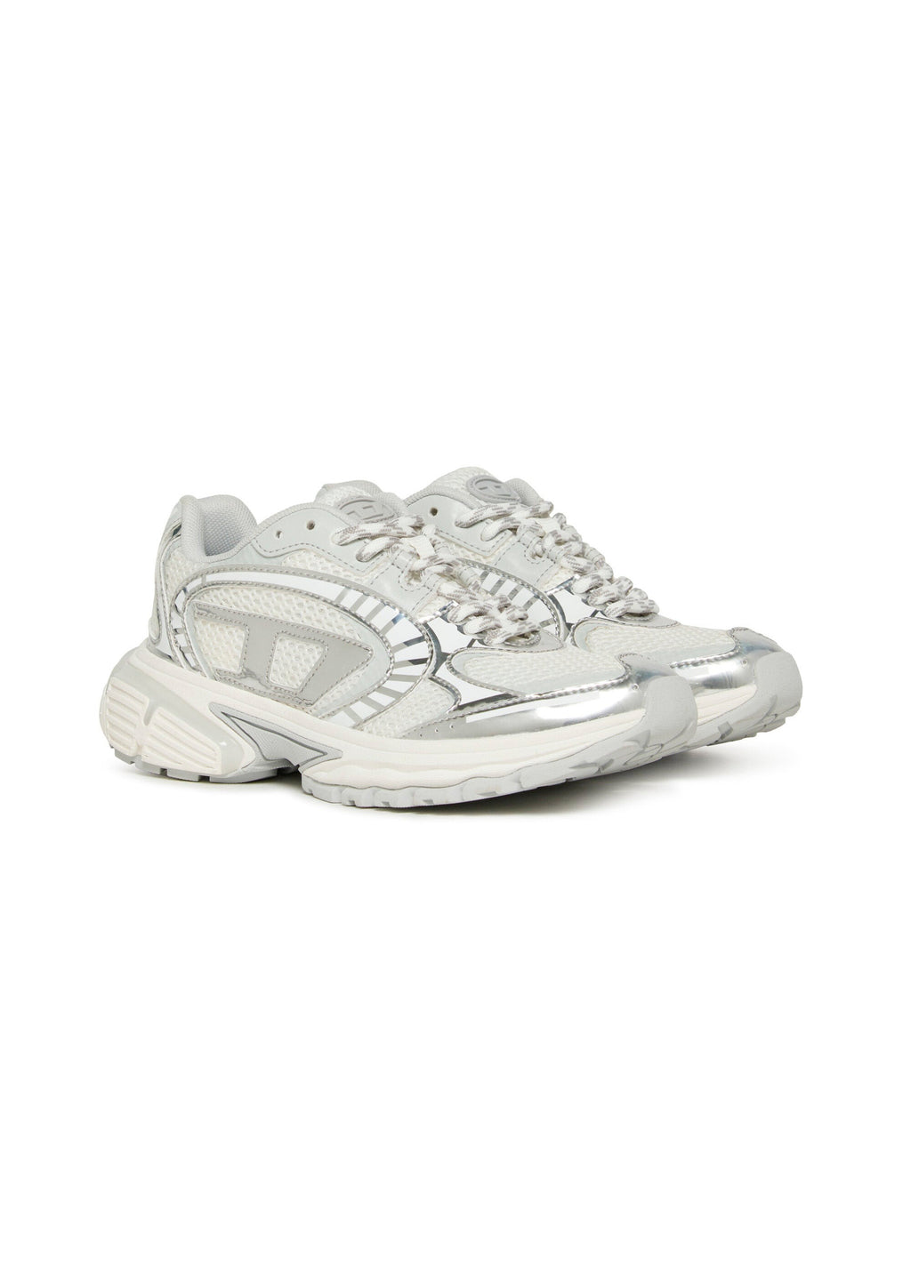 Diesel Kids Sneakers Pro V Dense Bianche con Logo